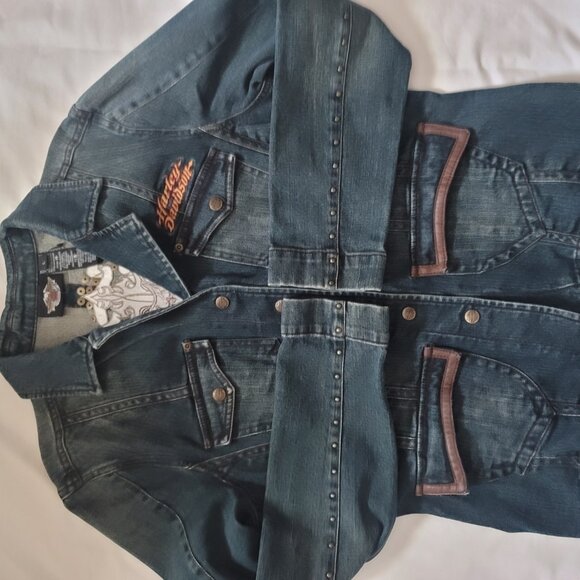 Harley Davidson denim jacket - Picture 5 of 8
